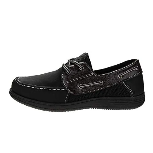 Josmo Boys' Casual Boat Shoe Loafers, Size 3 Big Kid