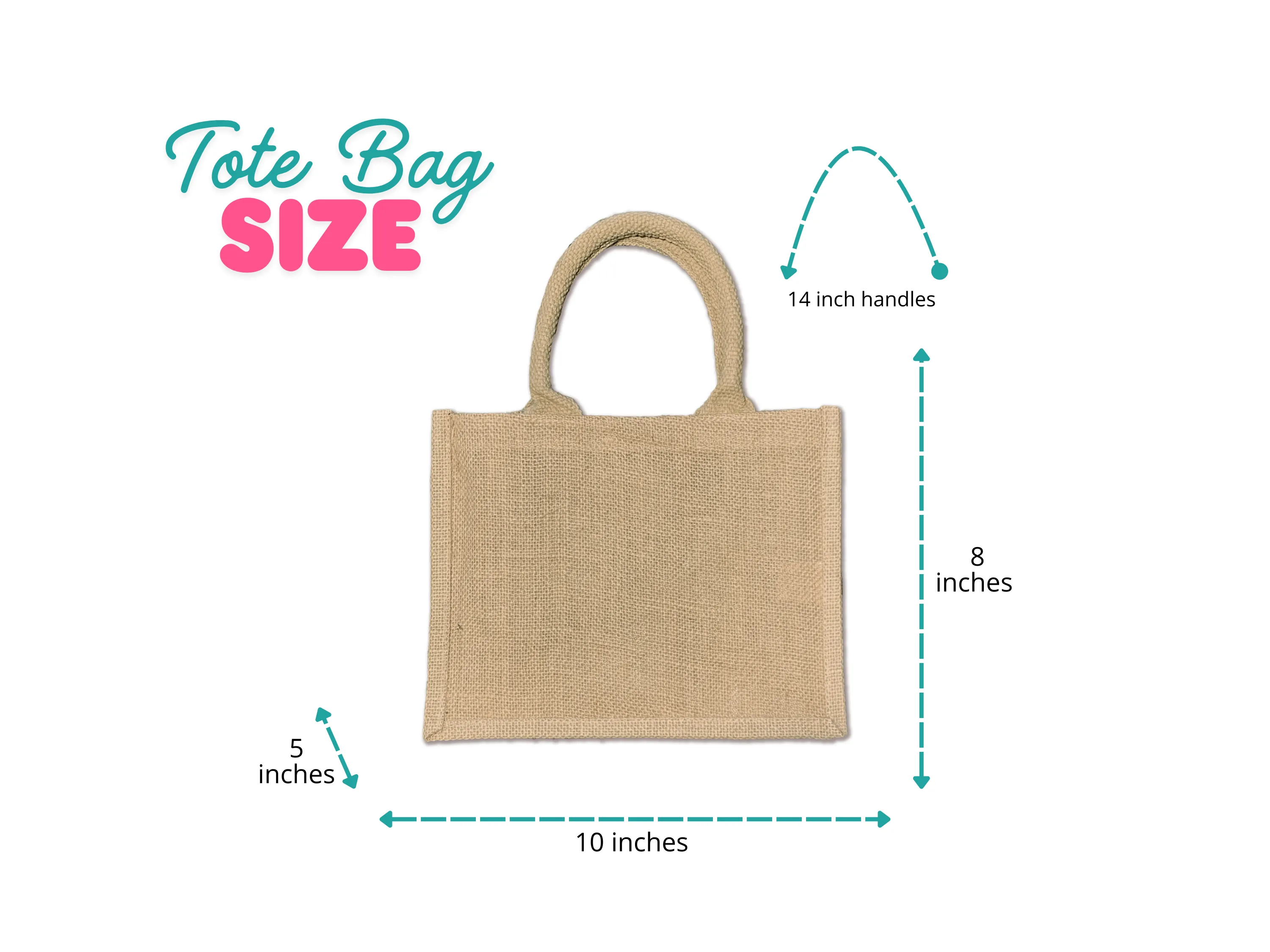 Kappa Kappa Gamma Heart and Sorority Letters Burlap Tote Bag