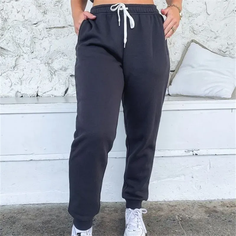 Kelsey High-Rise Elastic Cuff Drawstring Sweatpants