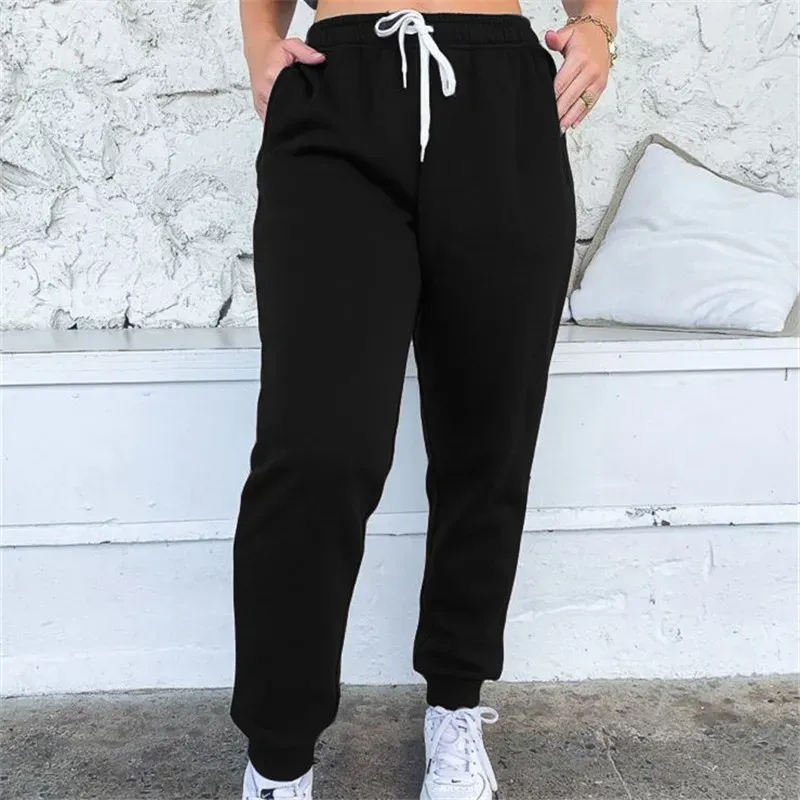 Kelsey High-Rise Elastic Cuff Drawstring Sweatpants