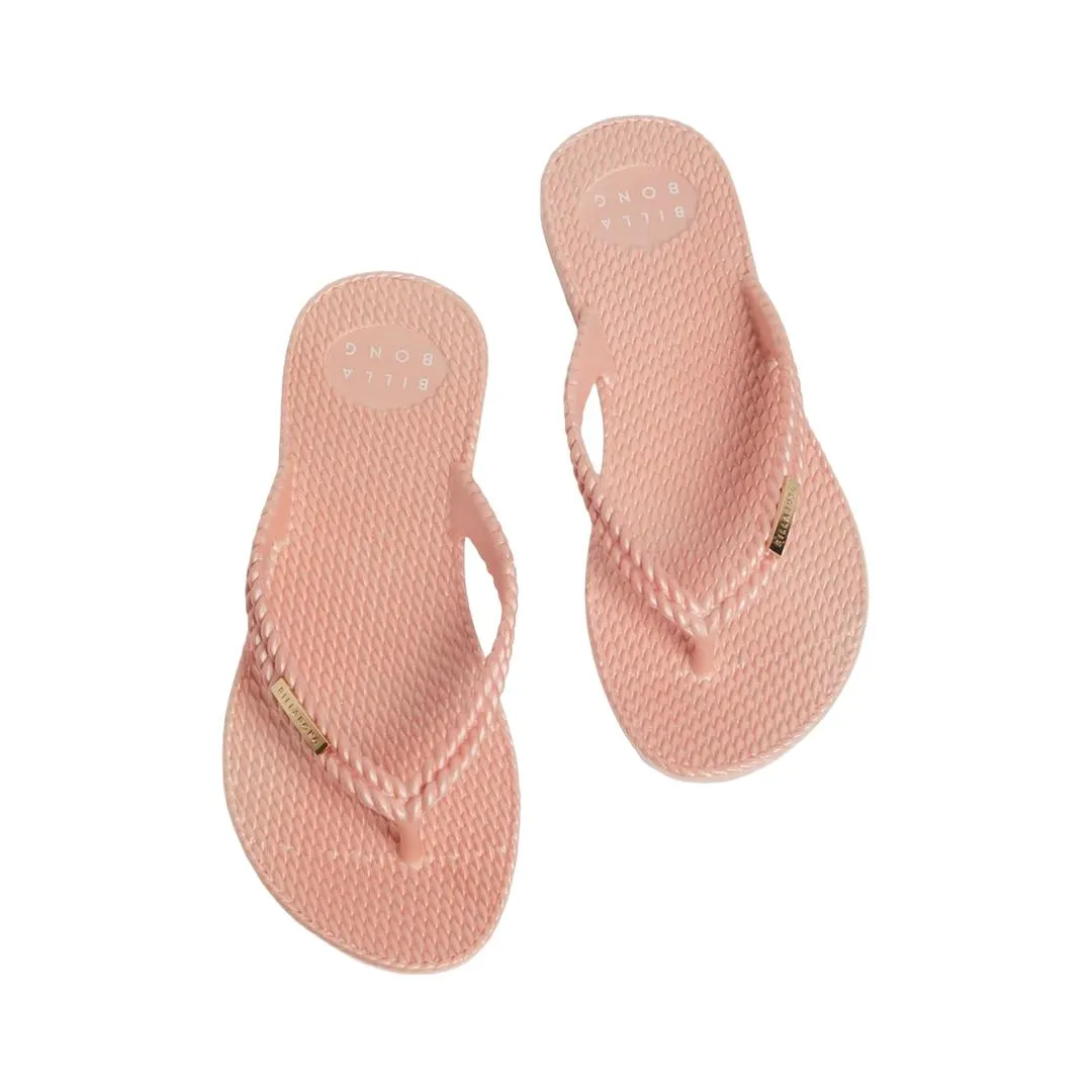 Kick Back Thong - Metallic Sandals