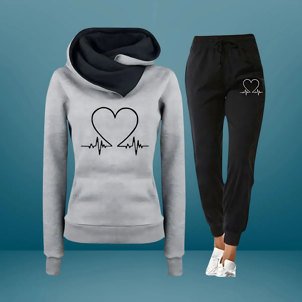 Krista | Stylish Hoodie & Jogger Set
