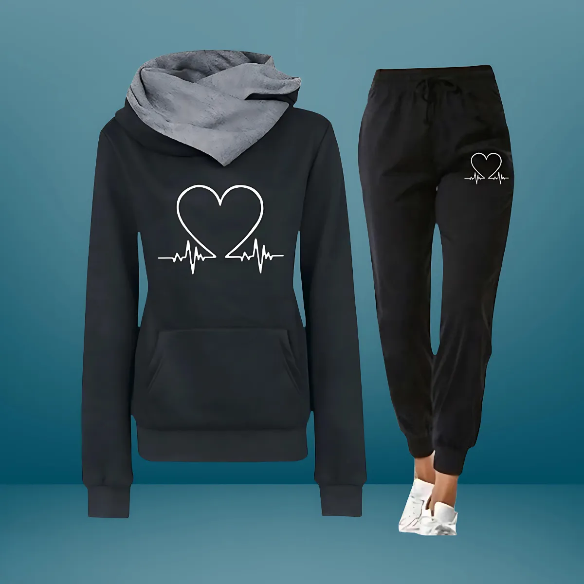 Krista | Stylish Hoodie & Jogger Set