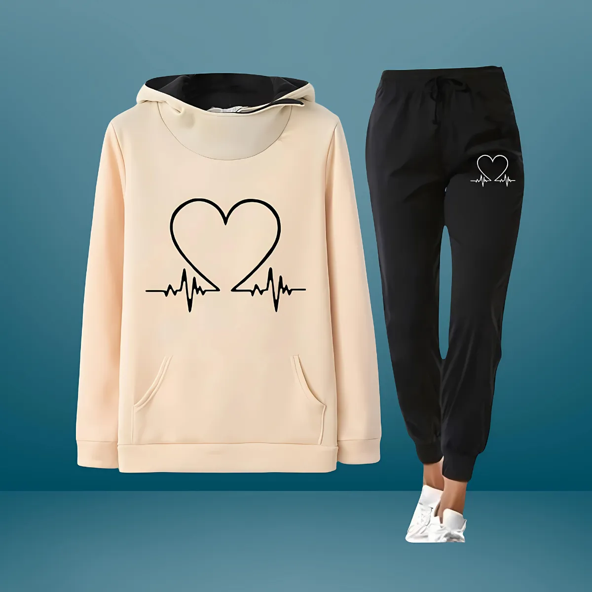 Krista | Stylish Hoodie & Jogger Set