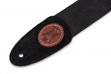 Levy's MSSC8-BLK 2" Cotton Guitar Strap