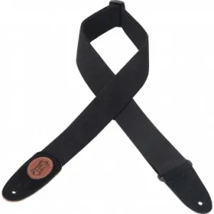 Levy's MSSC8-BLK 2" Cotton Guitar Strap