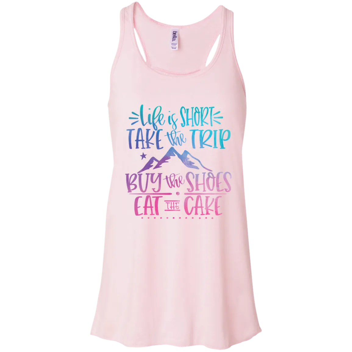 Life Is Short Bella Canvas Racerback Tank Top – Lightweight & Inspiring