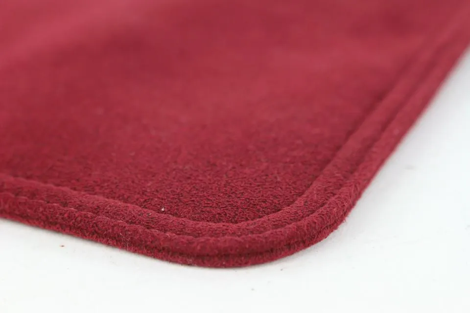 Louis Vuitton Burgundy Alcantara Suede Accessories Pouch Pochette Wristlet 927lv24