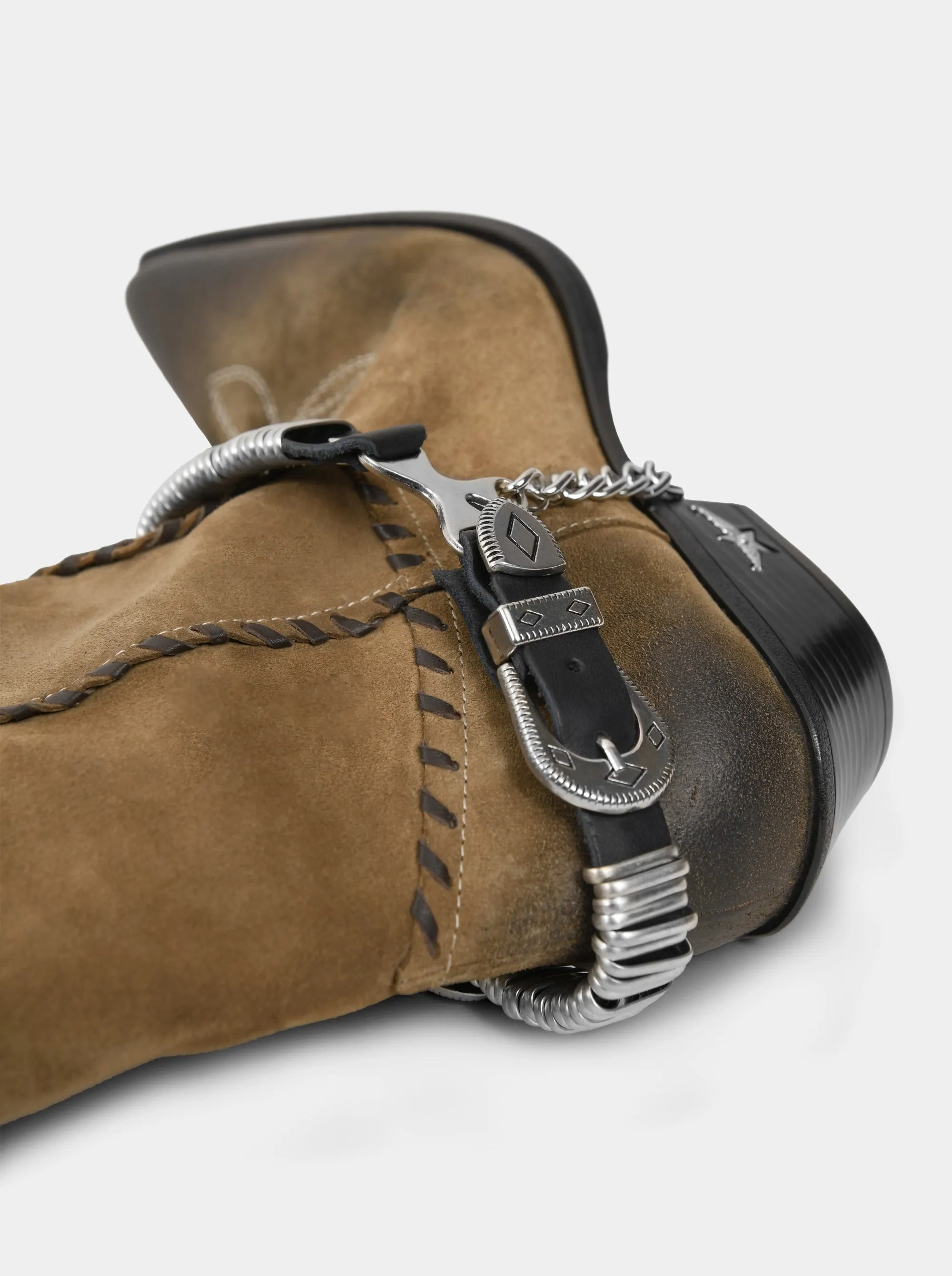 MANDY MUSCADE  SUEDE BOOTIES