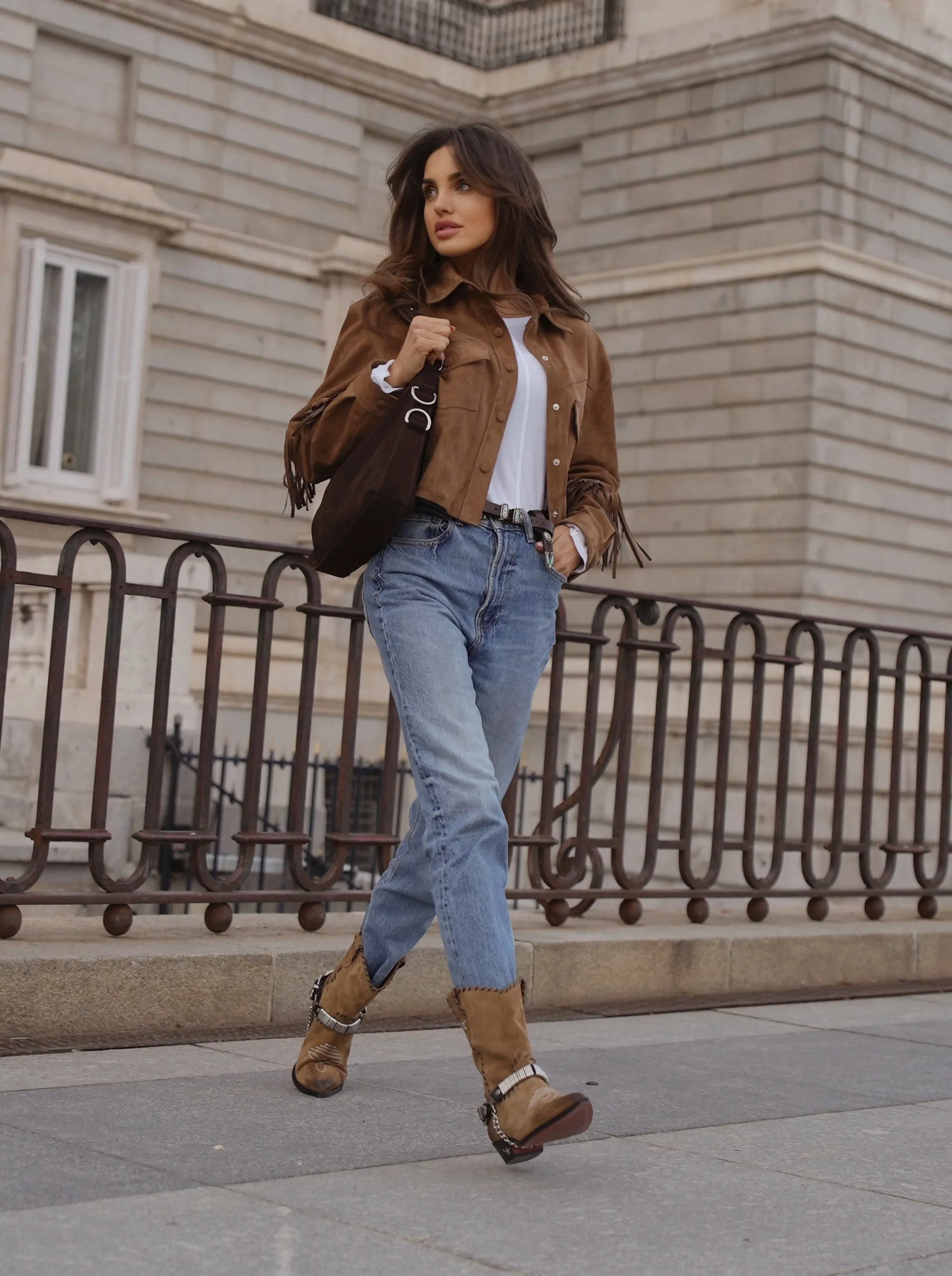 MANDY MUSCADE  SUEDE BOOTIES