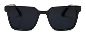 Maverick / Acetate X Wood Series / Black Polarized Sunglasses