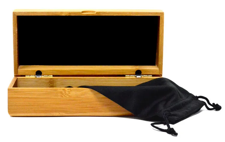 Maverick / Acetate X Wood Series / Black Polarized Sunglasses