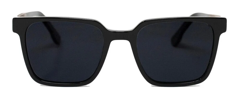 Maverick / Acetate X Wood Series / Black Polarized Sunglasses