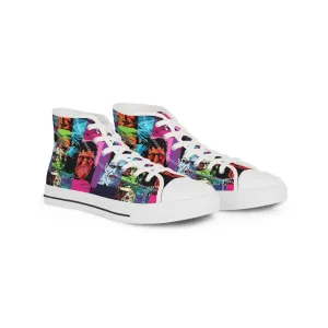 Men's High Top Sneakers - Spooky Monsters Anime Beta