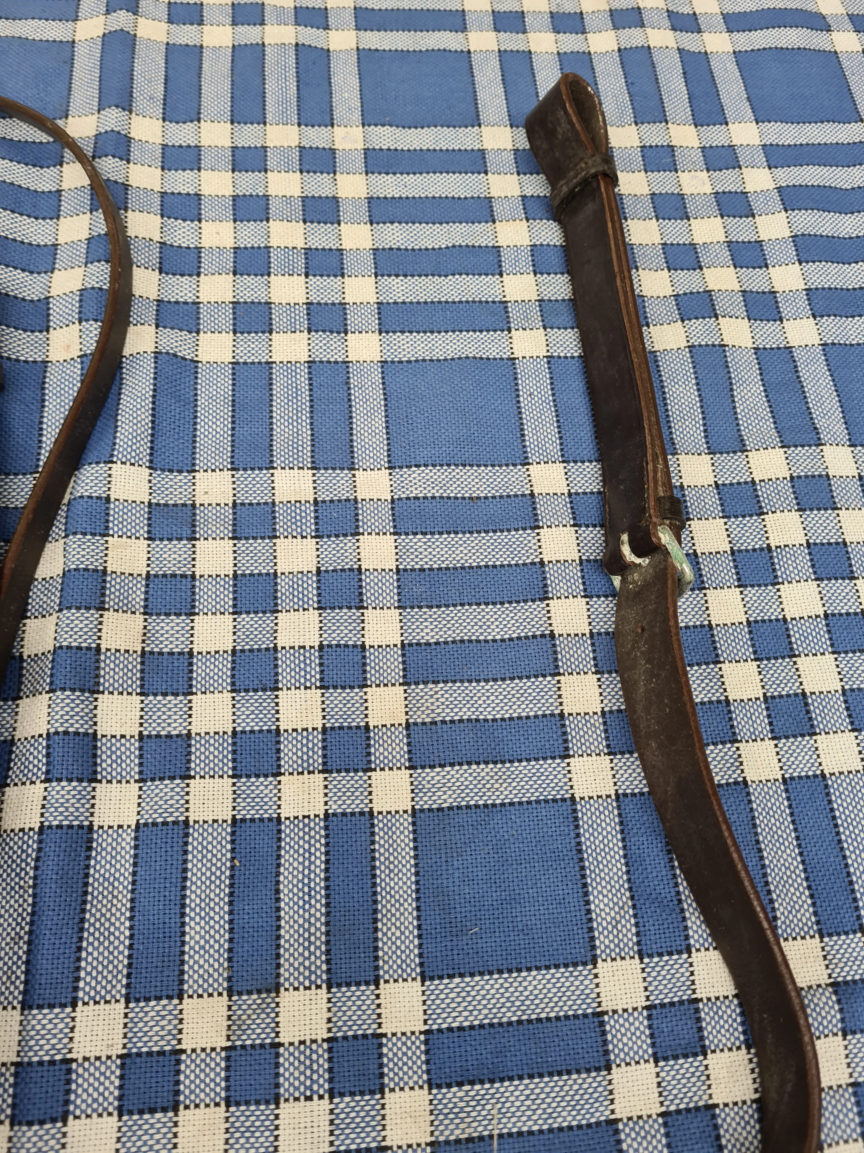 New brown leather full size running martingale FREE POSTAGE☆