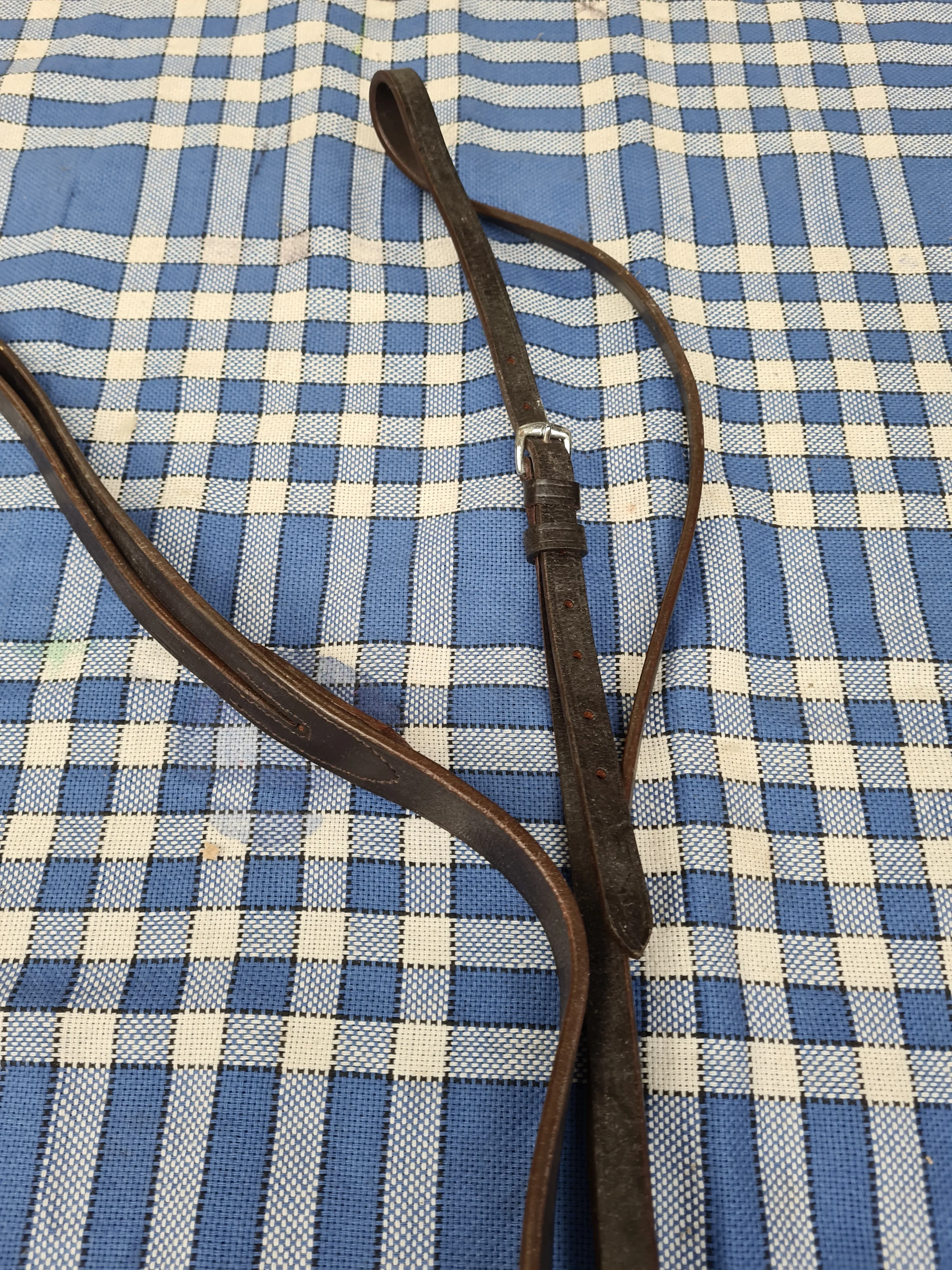 New brown leather full size running martingale FREE POSTAGE☆