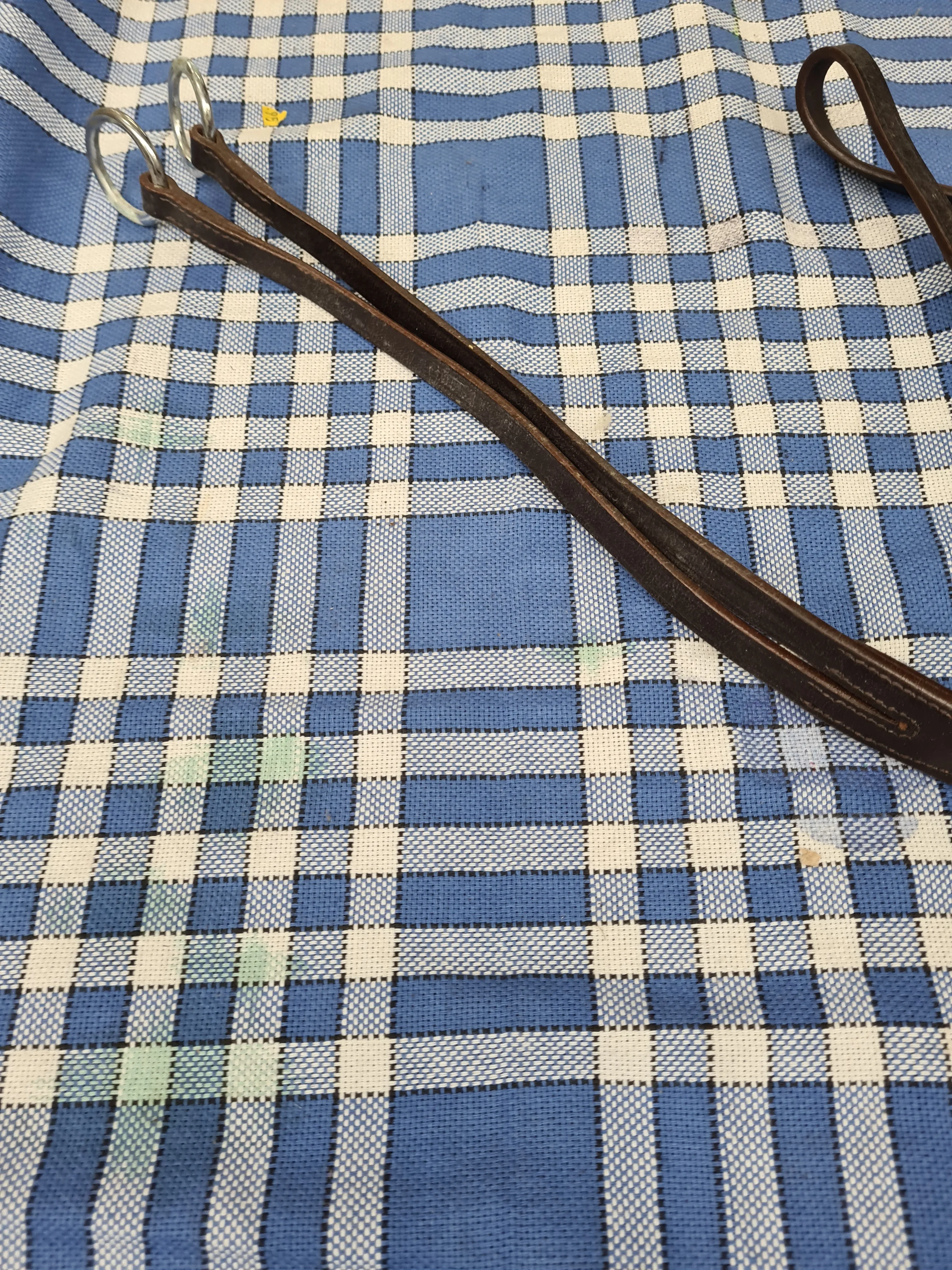 New brown leather full size running martingale FREE POSTAGE☆