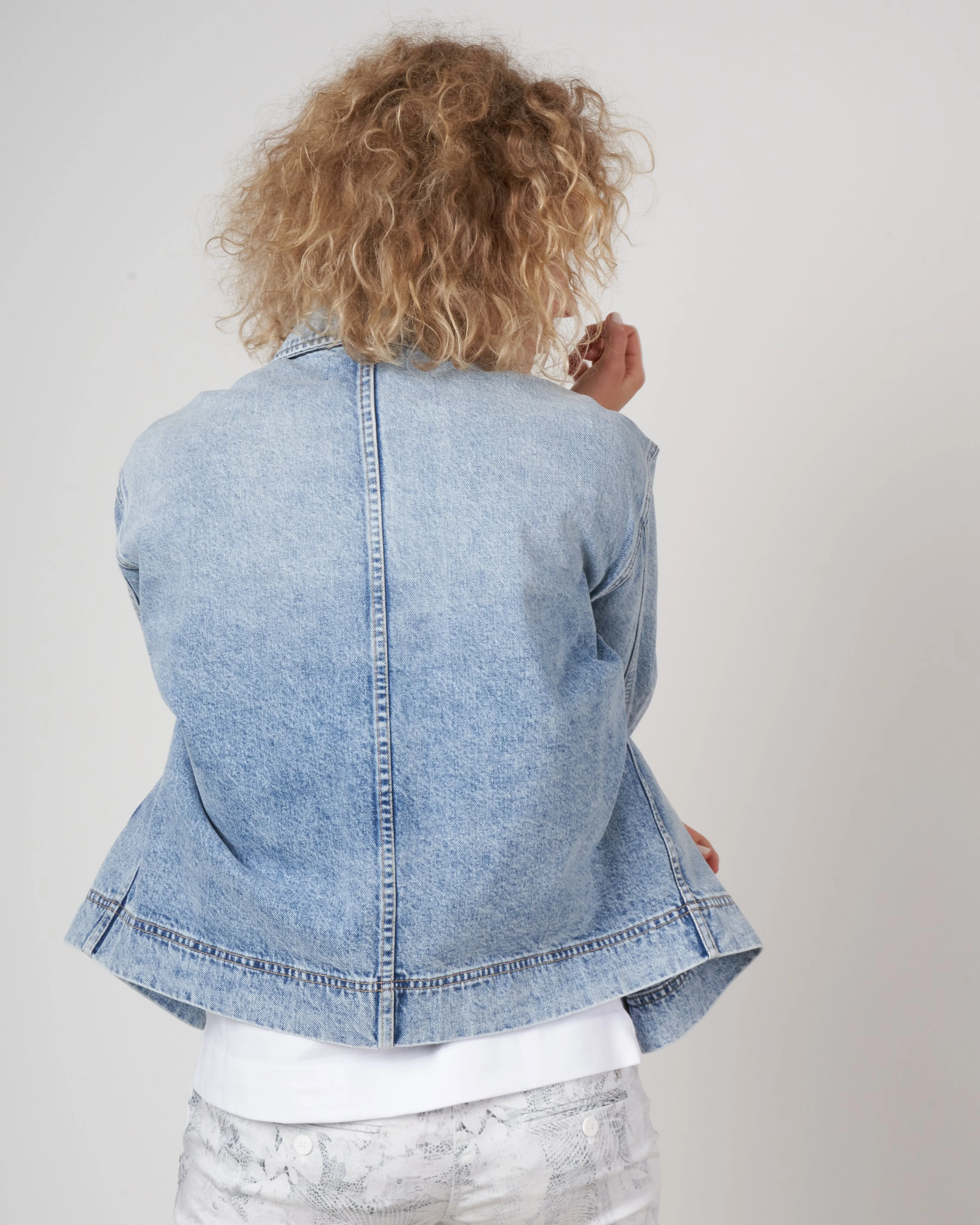 new thompson oversize denim jacket - crosby