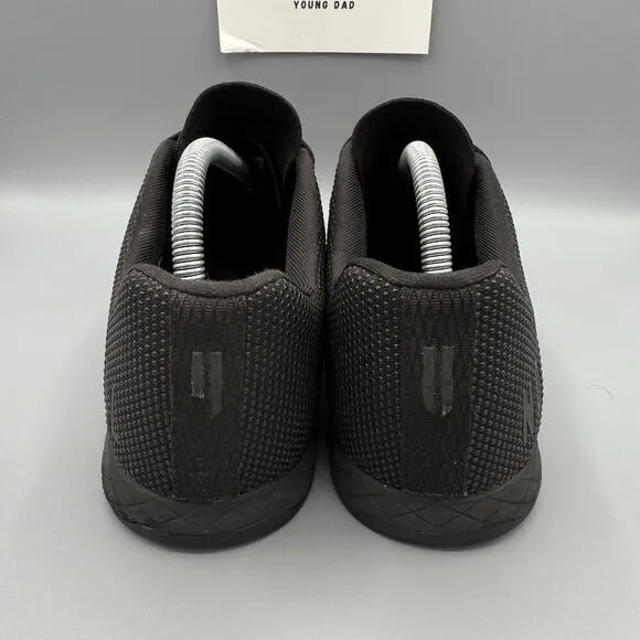 Nobull Trainer Shoes Mens 9/Women’s 10.5 Black Athletic Sneakers Running Lace Up