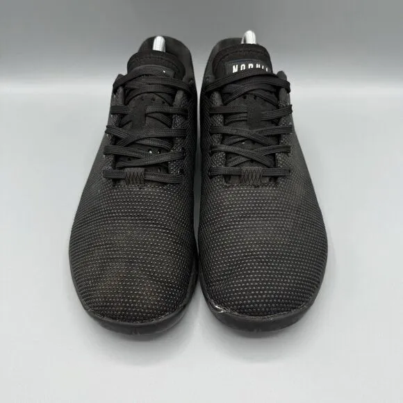 Nobull Trainer Shoes Mens 9/Women’s 10.5 Black Athletic Sneakers Running Lace Up