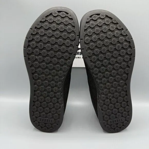 Nobull Trainer Shoes Mens 9/Women’s 10.5 Black Athletic Sneakers Running Lace Up