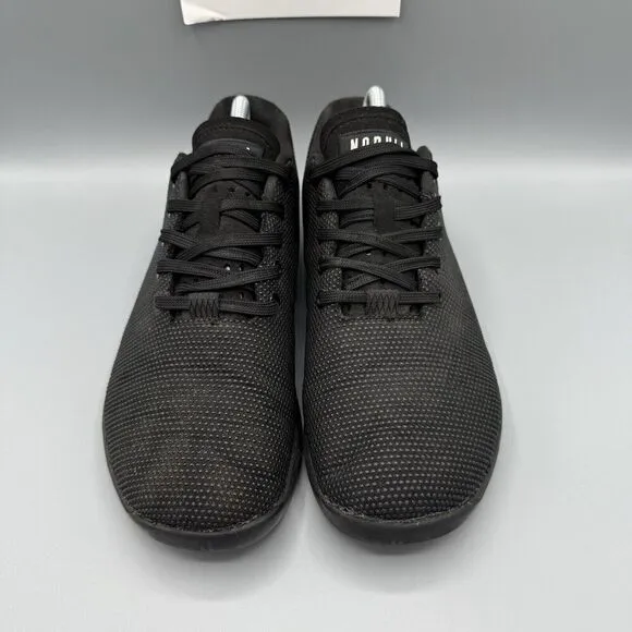 Nobull Trainer Shoes Mens 9/Women’s 10.5 Black Athletic Sneakers Running Lace Up