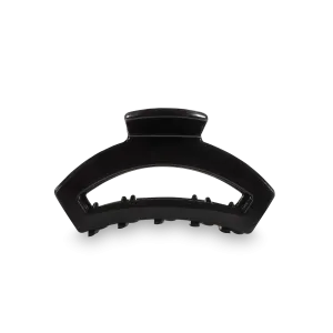 Open Jet Black Tiny Hair Clip