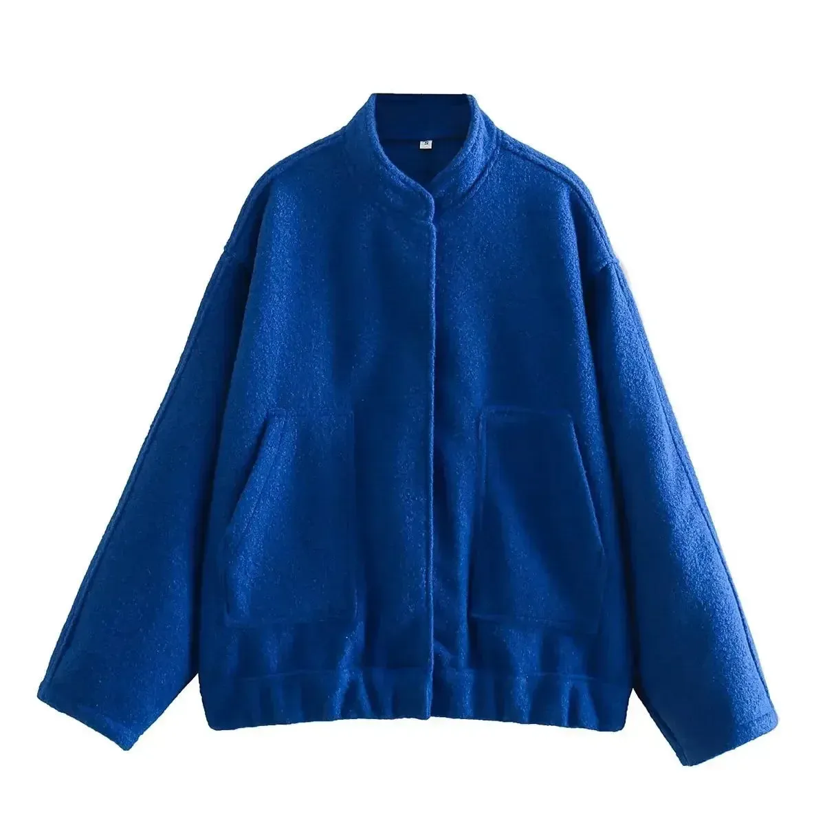Oversized Wool Bomber Jacket | Luxe & Cozy | Vibrant Color Options