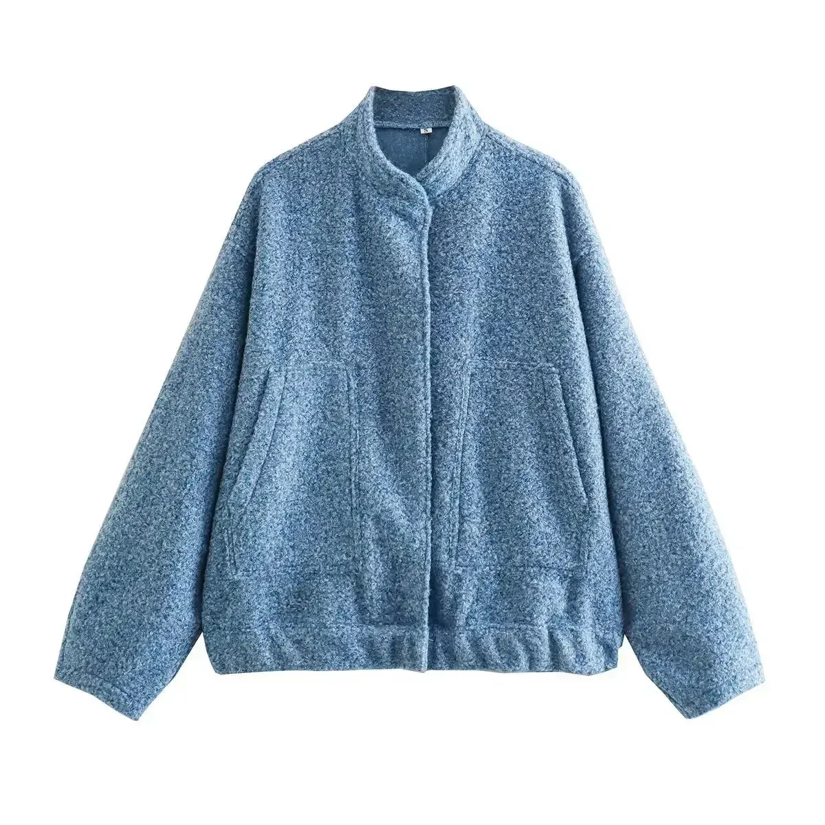 Oversized Wool Bomber Jacket | Luxe & Cozy | Vibrant Color Options