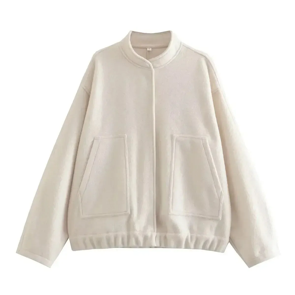 Oversized Wool Bomber Jacket | Luxe & Cozy | Vibrant Color Options