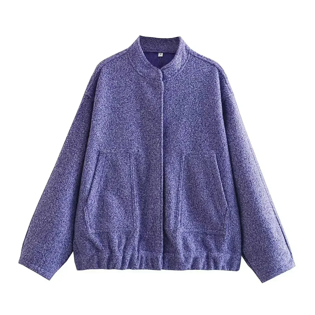 Oversized Wool Bomber Jacket | Luxe & Cozy | Vibrant Color Options