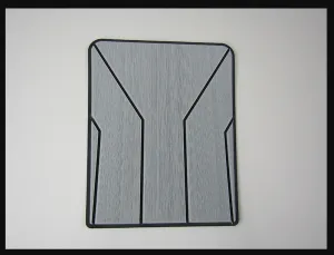 Pad, Rear Transom, Gray/Black, S, 17