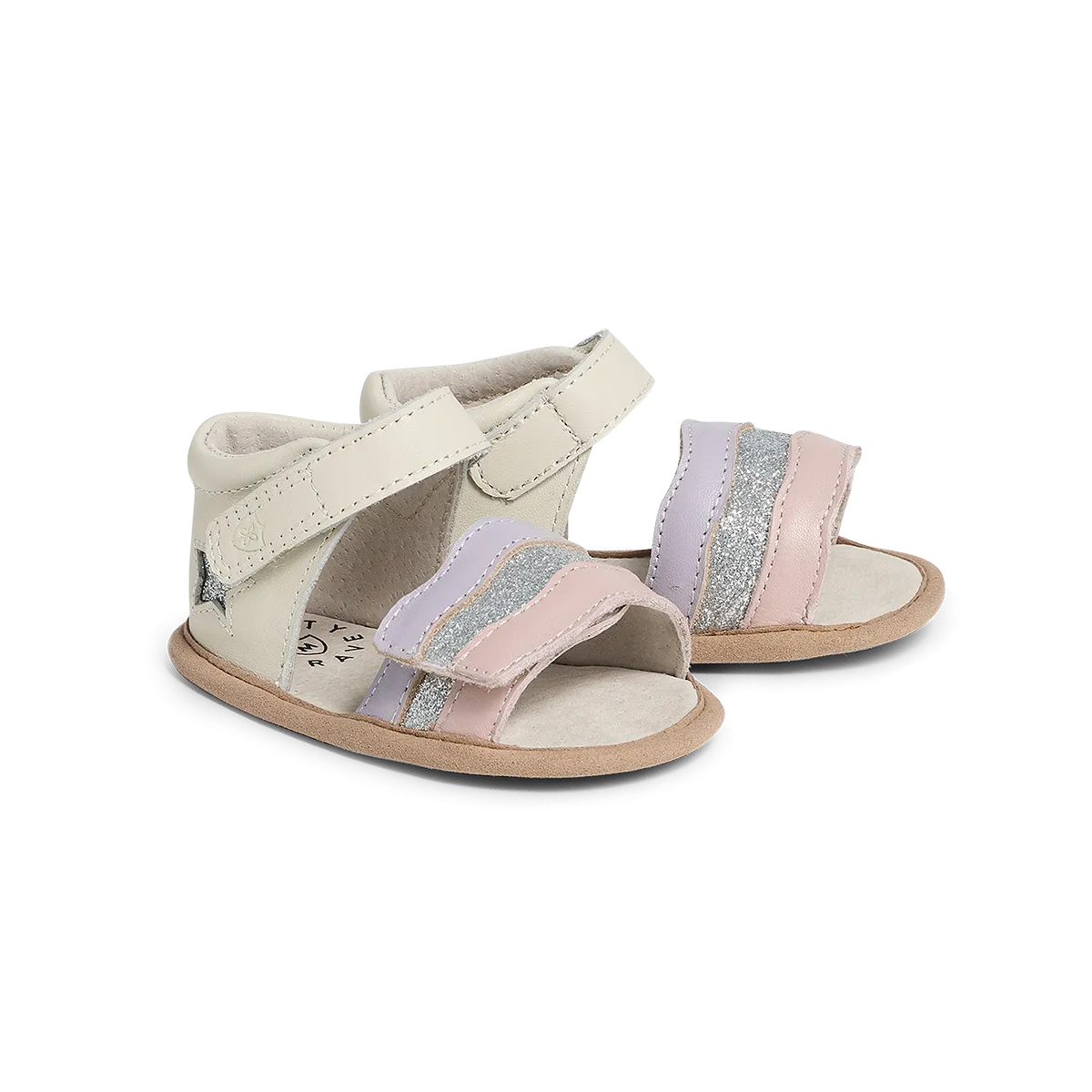 Pretty Brave | Baby Star Sandal - Sparkle