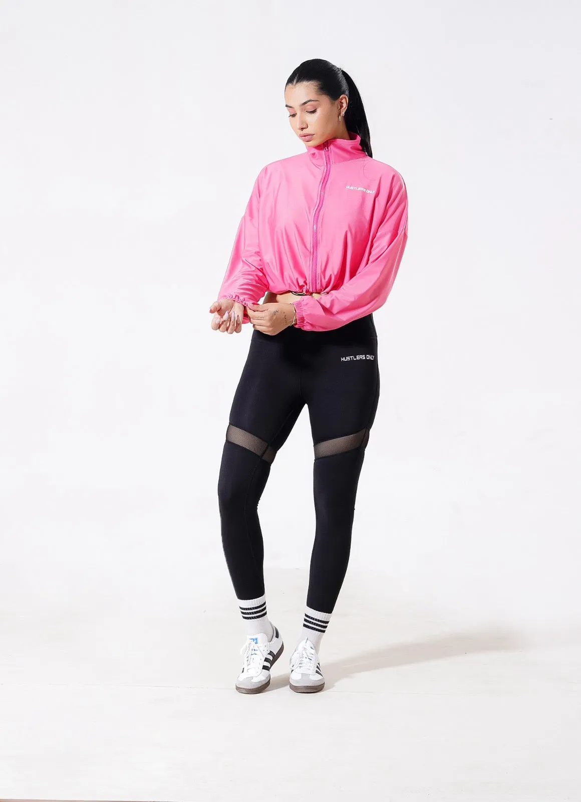 Pursue Zipper Top - Pink