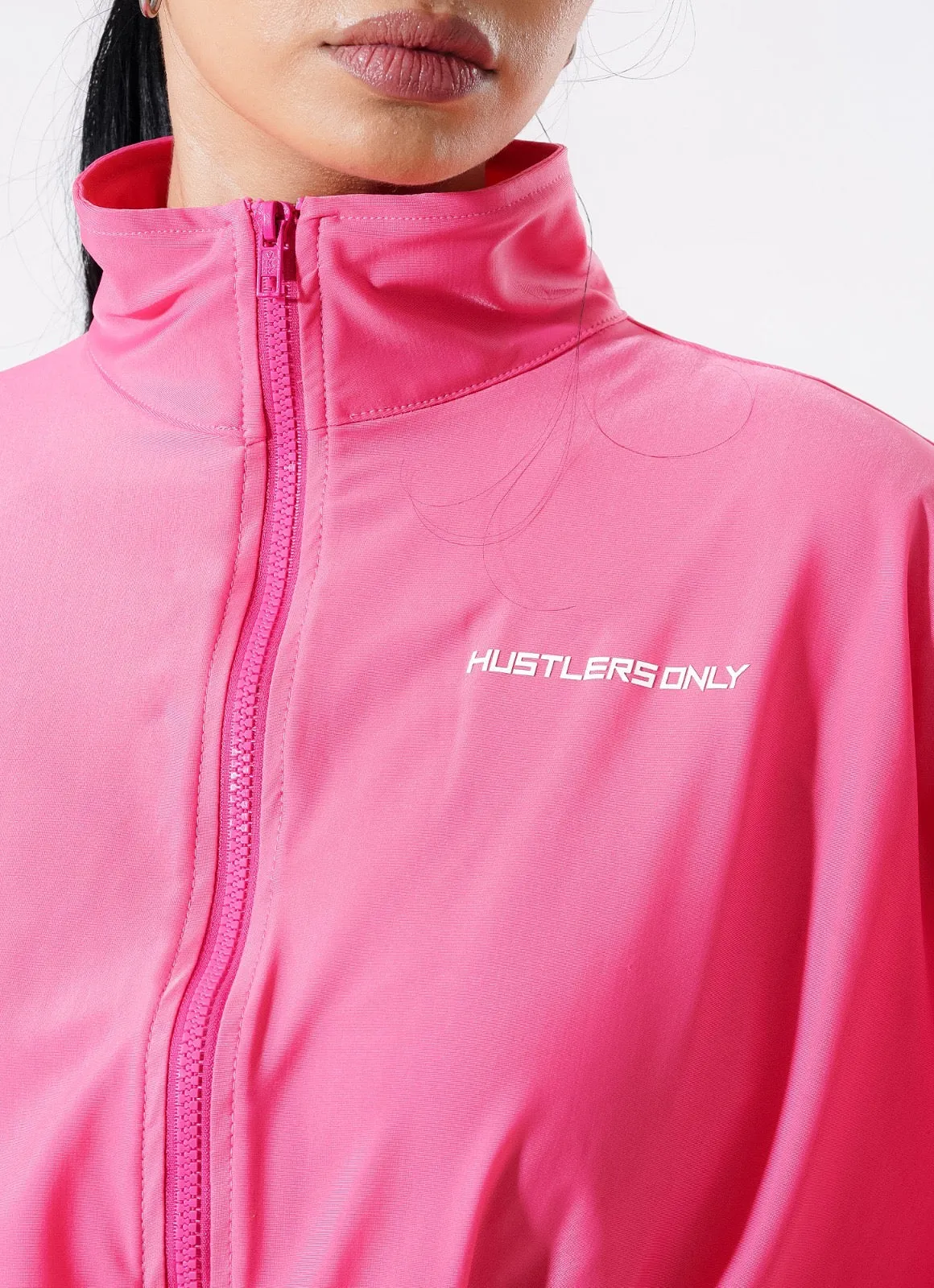 Pursue Zipper Top - Pink