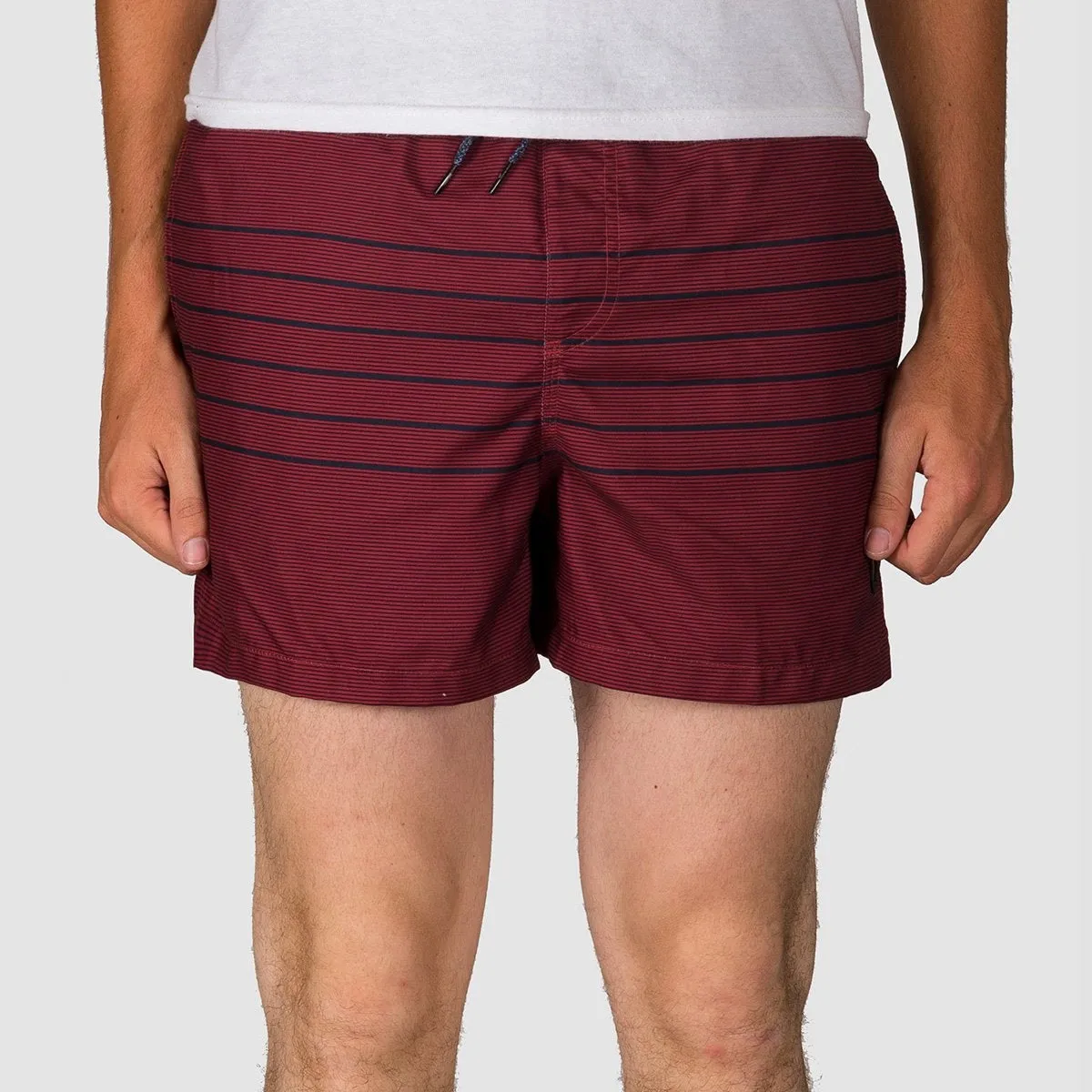 Quiksilver Fineline 15" Swim Shorts Brick Red
