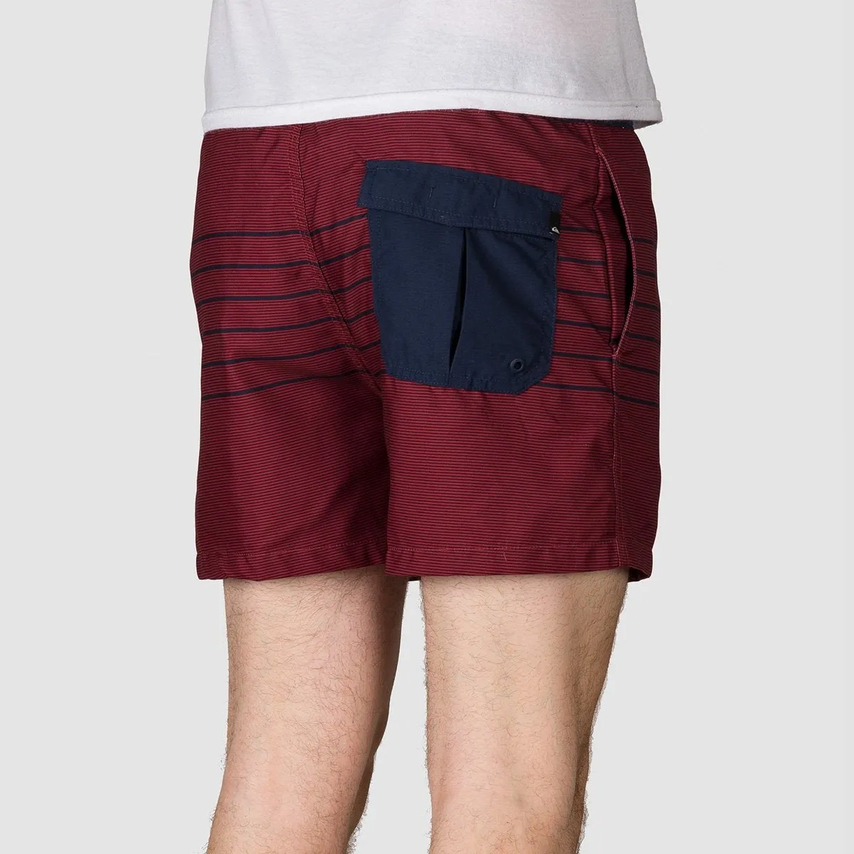 Quiksilver Fineline 15" Swim Shorts Brick Red