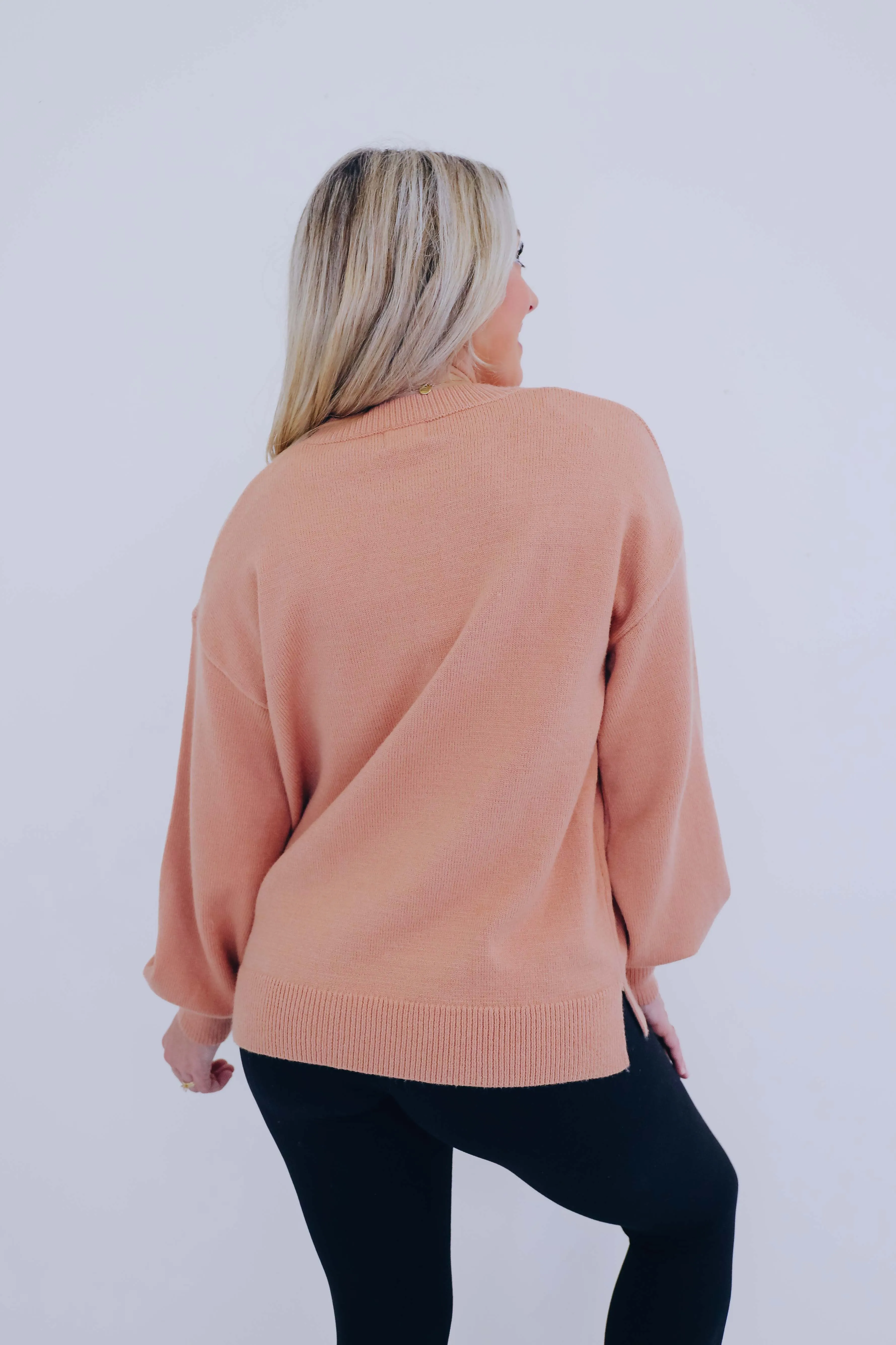 ***"Hello Fall" Embroidered Sweater- 2 Colors SAMPLE