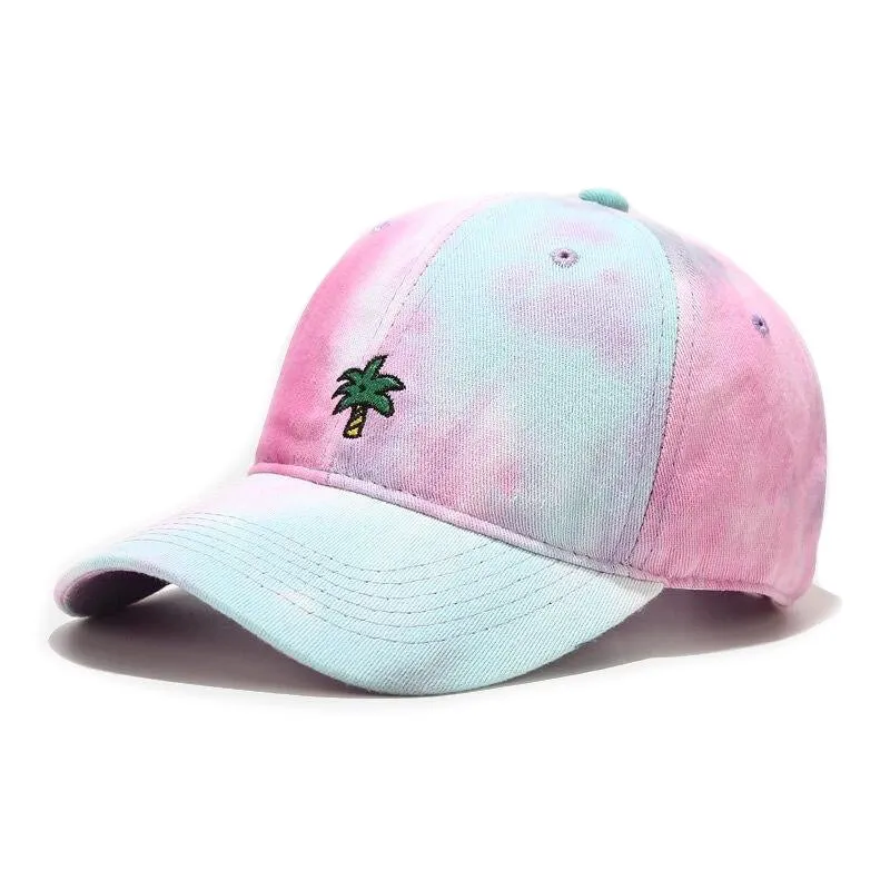 "TIE AND DYE" Casquette baseball Bleu Rose - URB1™