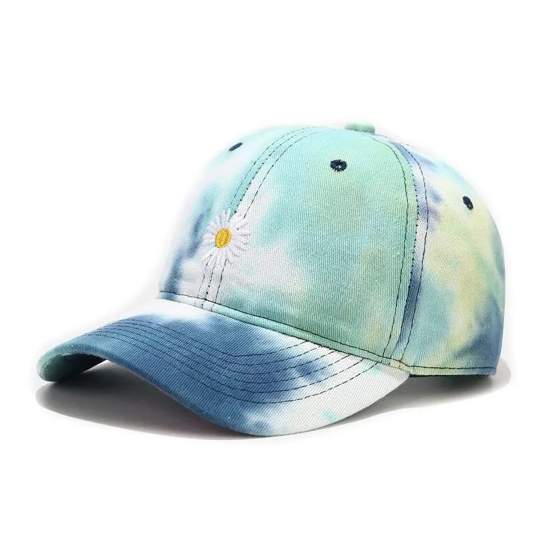 "TIE AND DYE" Casquette baseball Bleu Rose - URB1™