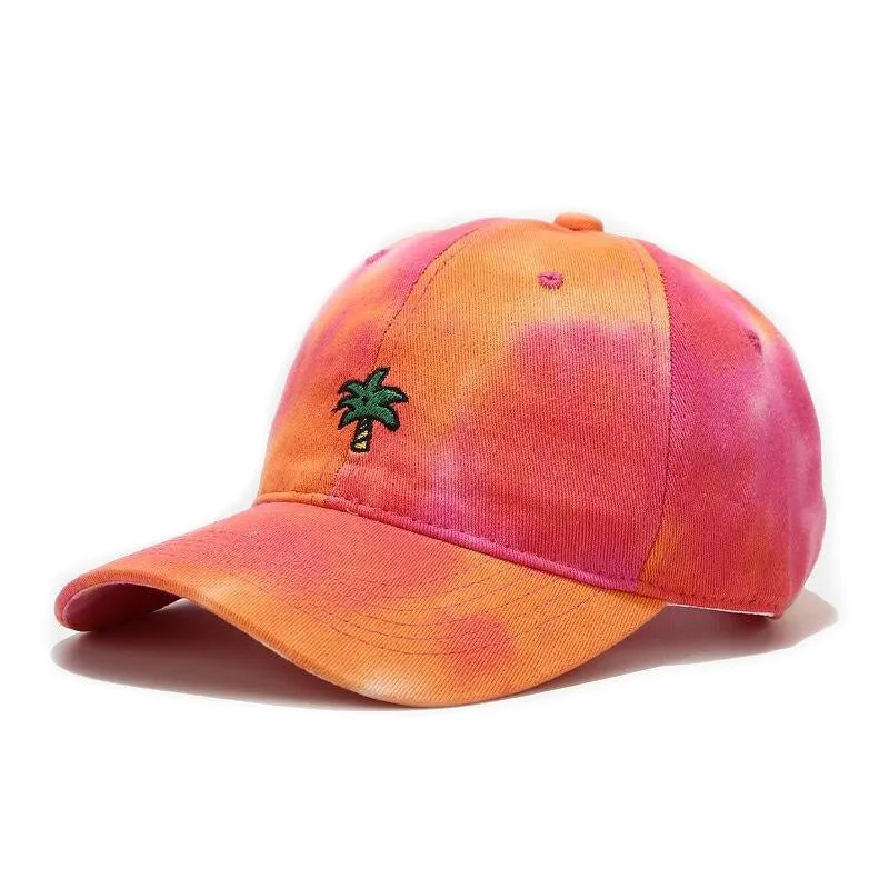 "TIE AND DYE" Casquette baseball Bleu Rose - URB1™