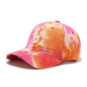 "TIE AND DYE" Casquette baseball Bleu Rose - URB1™