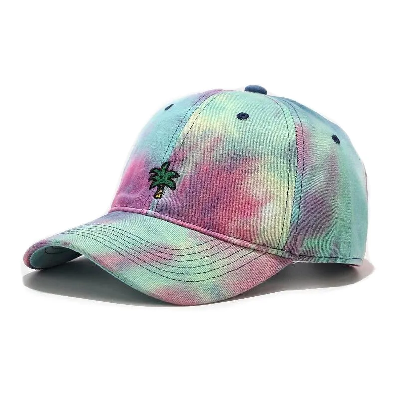 "TIE AND DYE" Casquette baseball Bleu Rose - URB1™