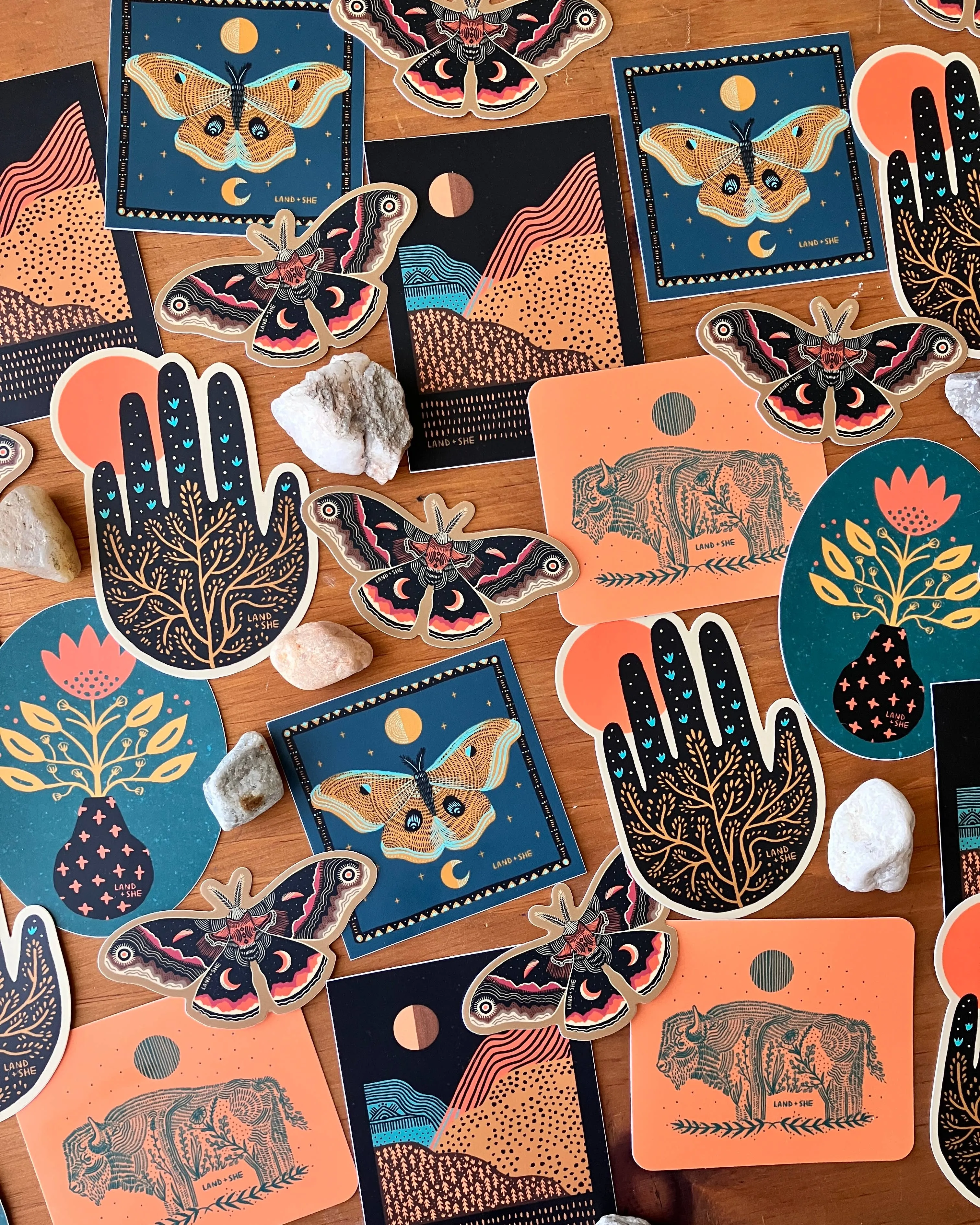 Red Woods Sticker