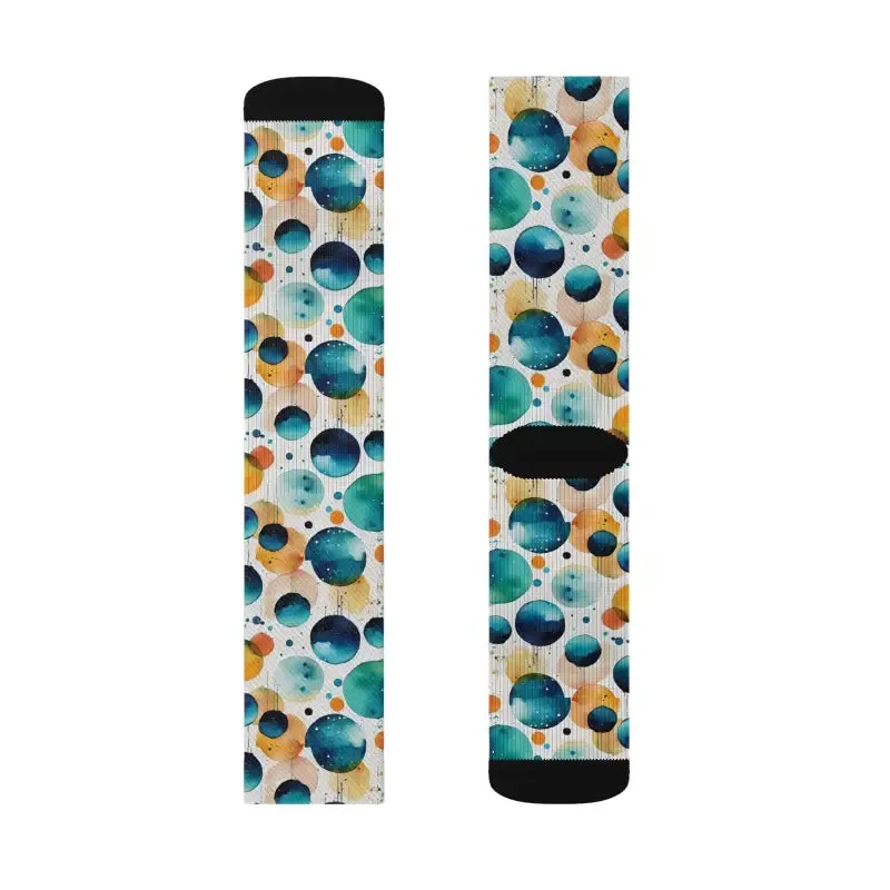 Retro Watercolor Abstract Socks to Elevate your Look