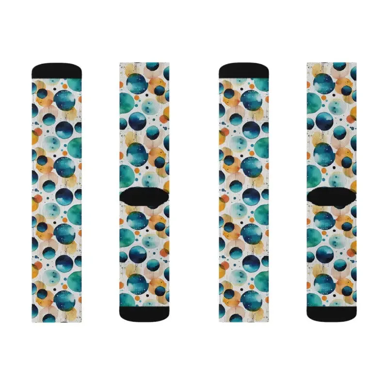 Retro Watercolor Abstract Socks to Elevate your Look