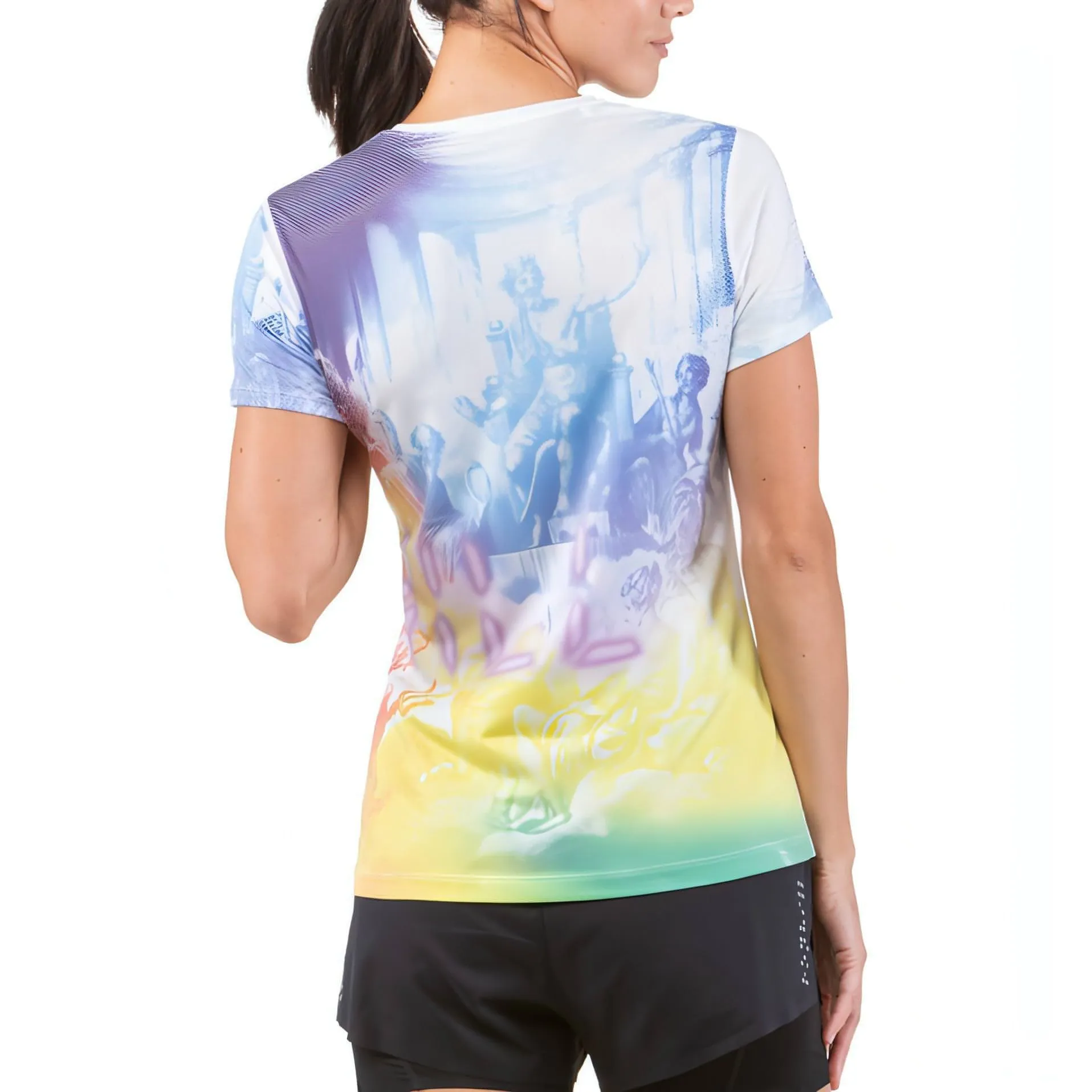 Ronhill Tech Golden Hour Short Sleeve Womens Running Top - Purple