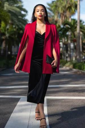 Rosa Cape in Fuchsia