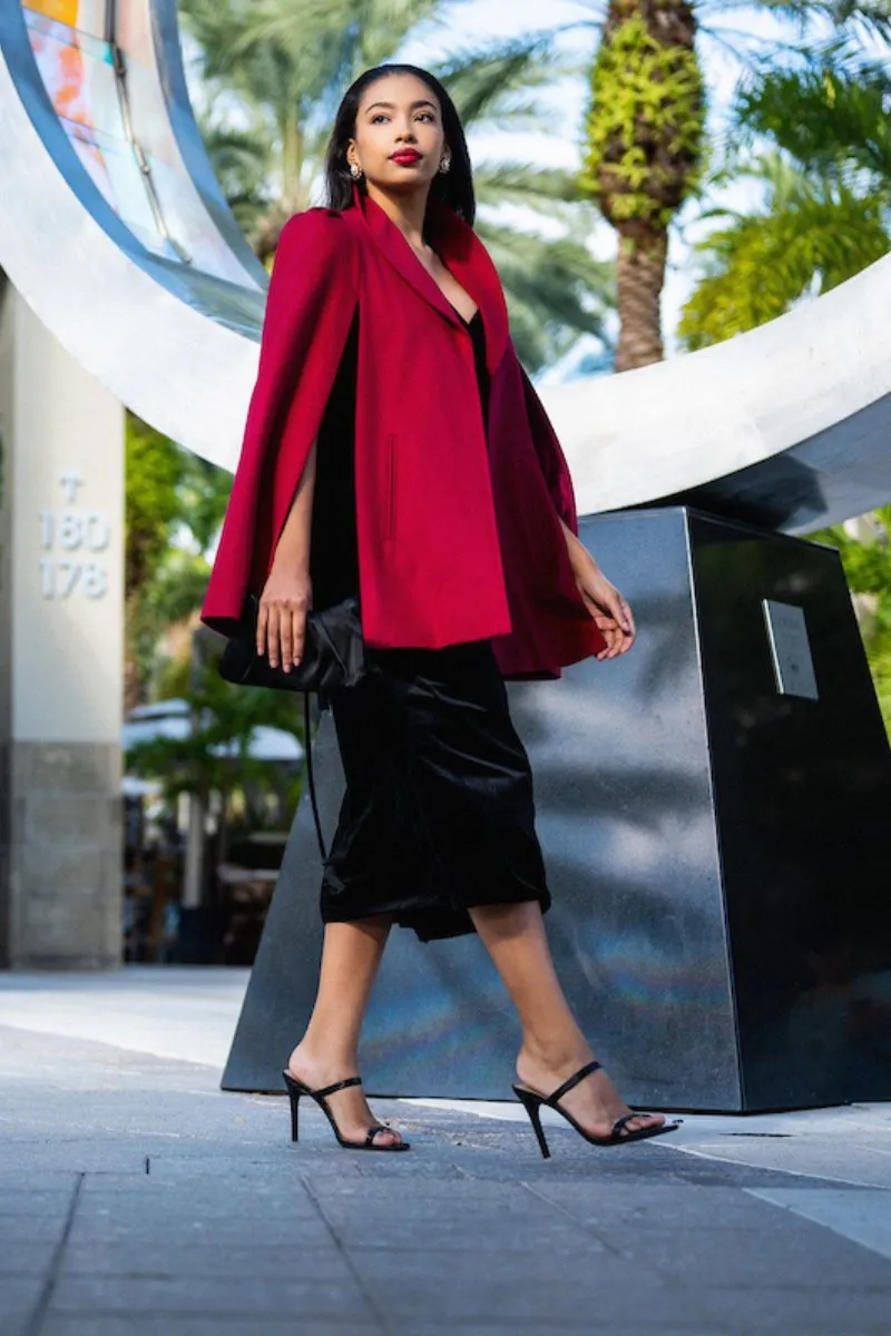 Rosa Cape in Fuchsia