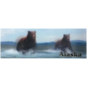 Running Grizzlies Moovie Bookmark